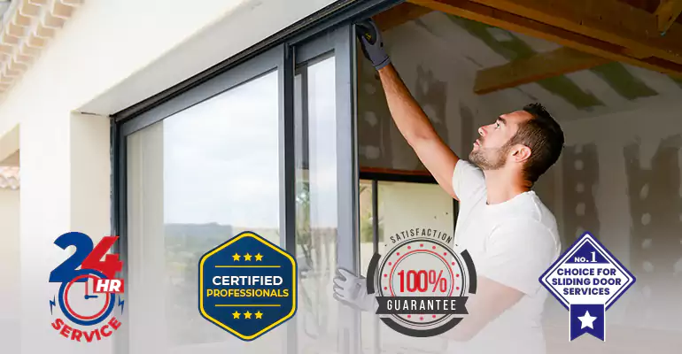 Automatic Impact Sliding Glass Door Repair in Delray