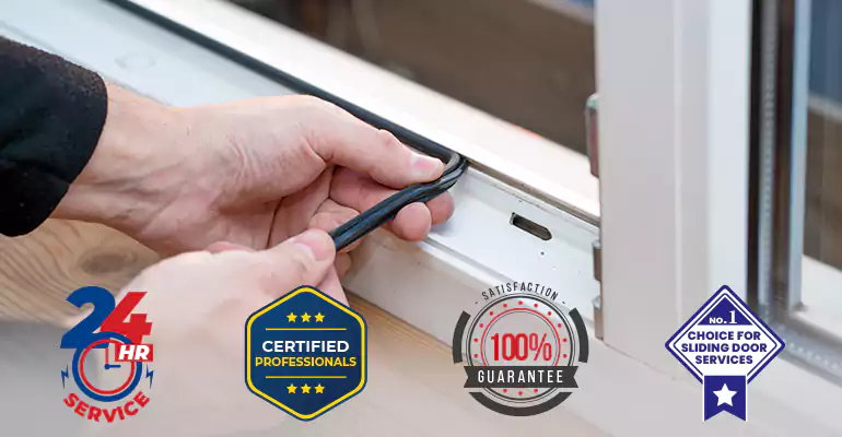 Sliding Glass Door Track Repair and Cost Estimate in Delray