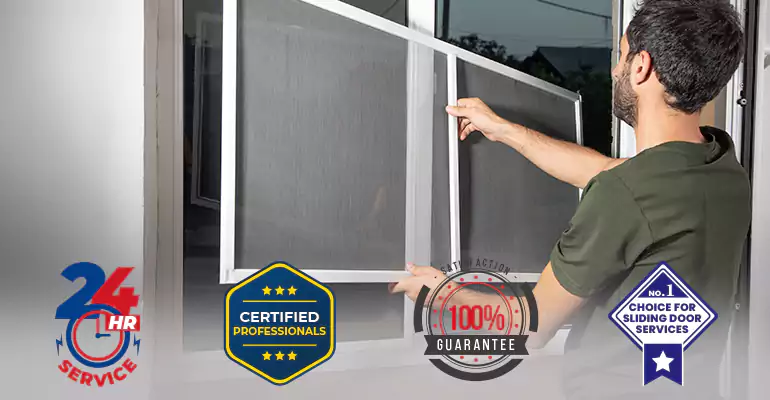 Sliding Screen Door Frame Repair in Delray