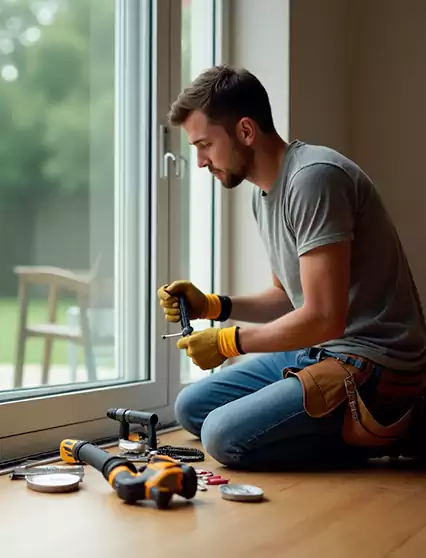 Professional Pella Sliding Glass Door Screen Replacement in Delray, FL